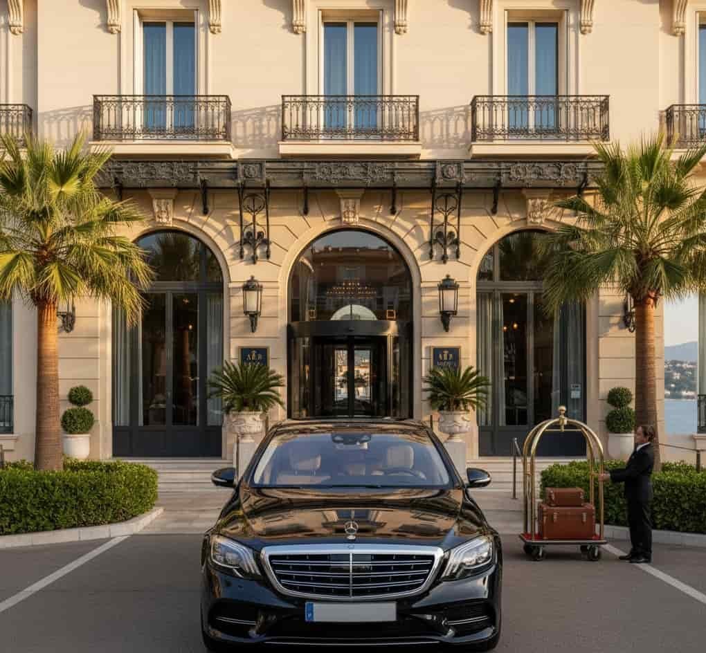 nice airport transfer from hotel
